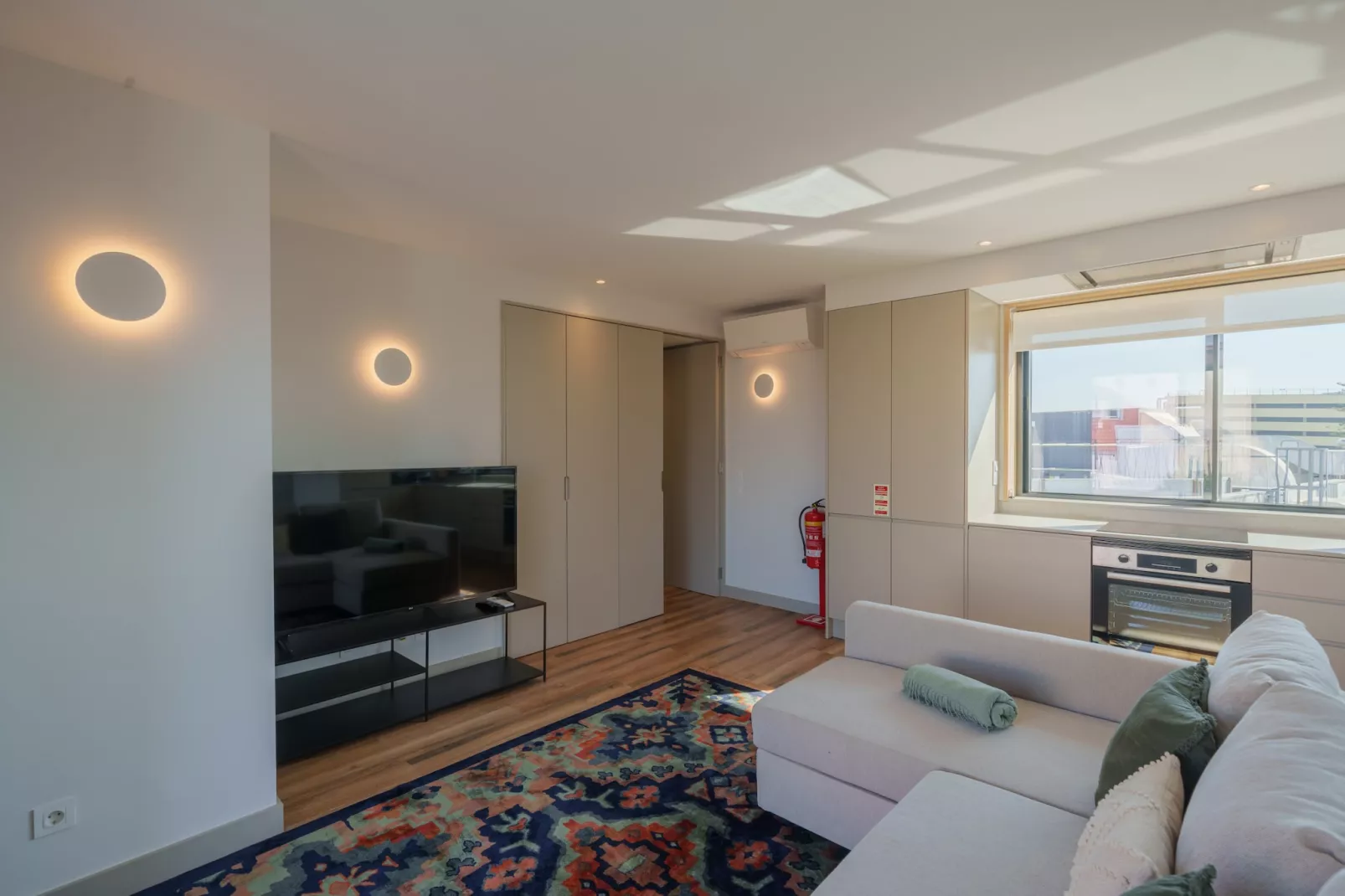 Feel Porto Firmeza Coworking & Flat 4.4-Woonkamer