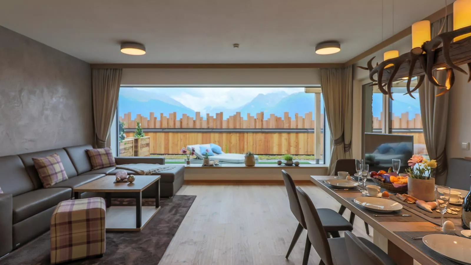 Kitzbüheler Alpenlodge Top A2-Woonkamer