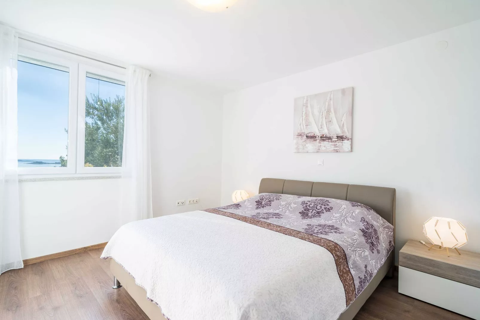 Apartments Marnic Blue Chill-One Bedroom Apartment(B)-Slaapkamer