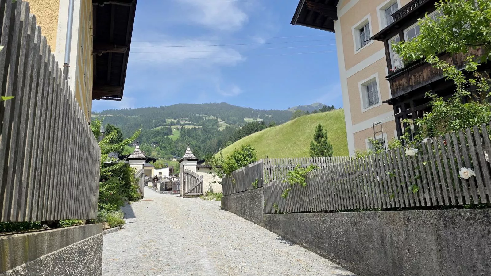 Hopfgarten Alpin Living Top 1 und 2-Gebieden zomer 1km