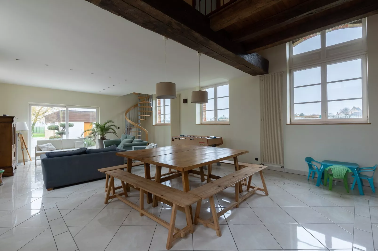 L'Ecolière - Piscine Chauffée - 14p - Rêve au Mans-Eetkamer