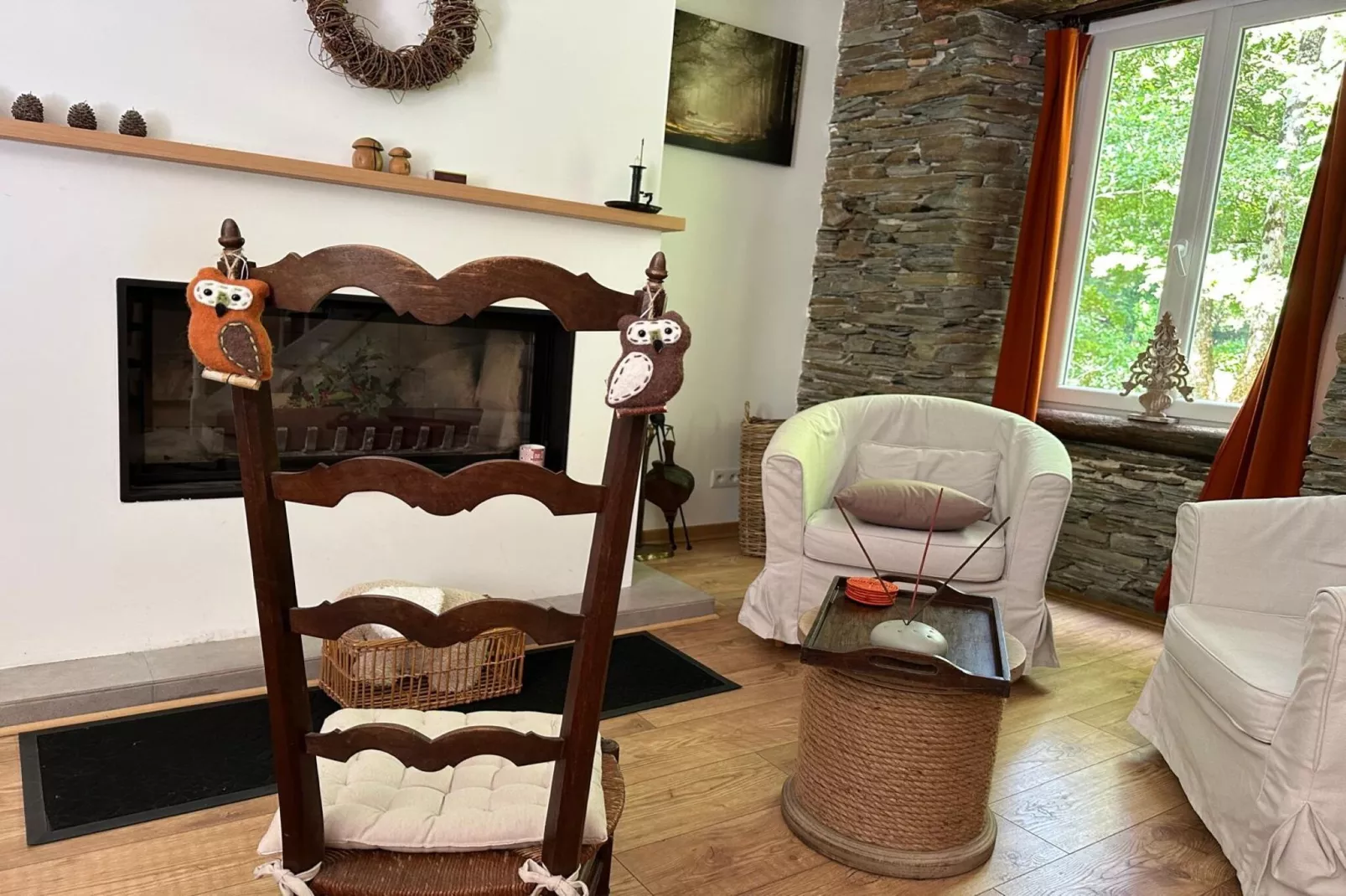 Le Moulin de Camelière-Woonkamer