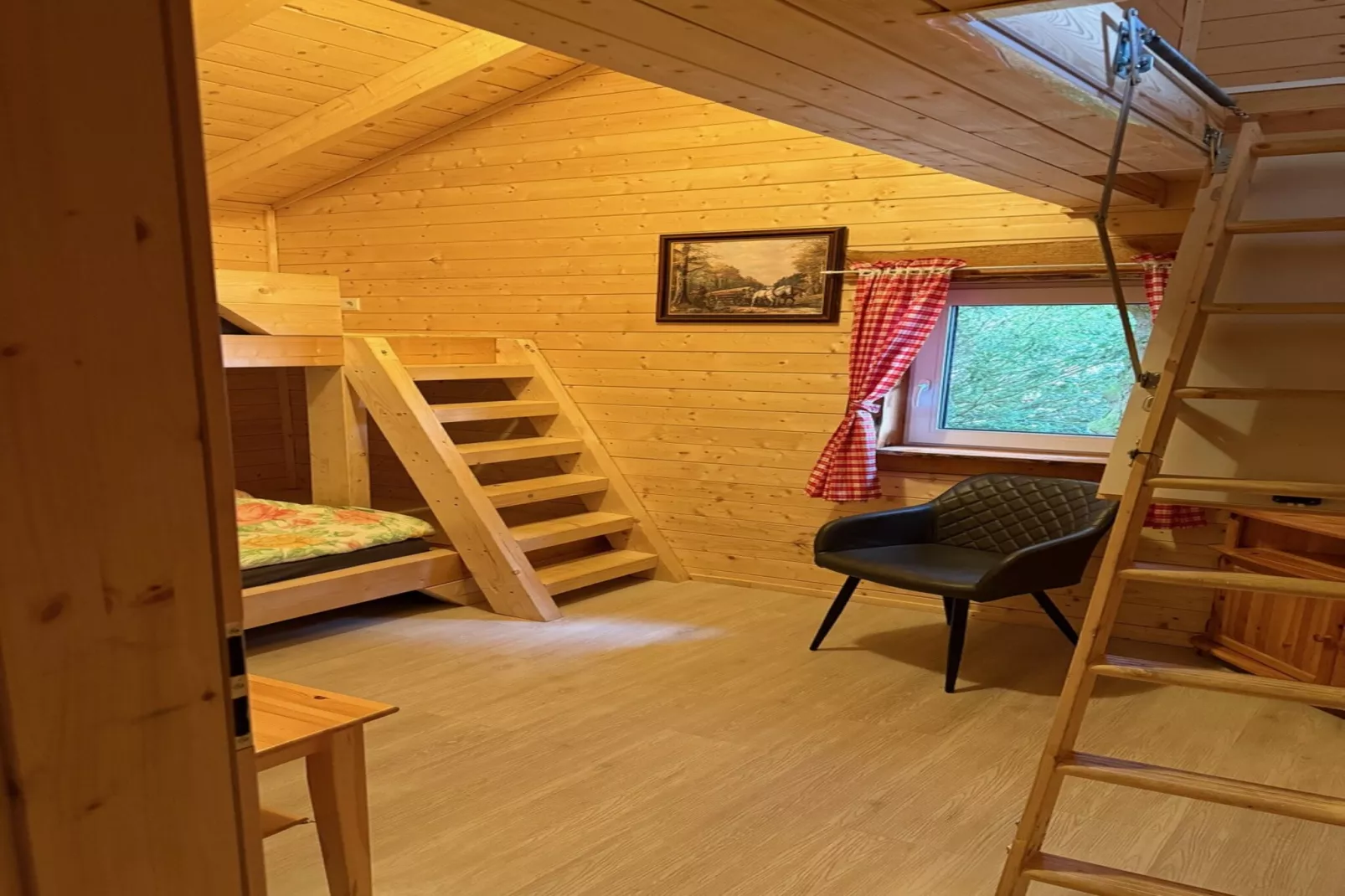 Hütte am Wolfsberg-Slaapkamer
