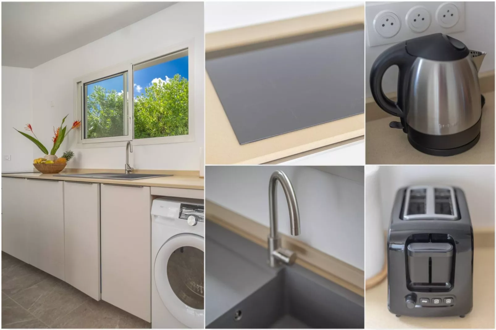 2 Villas avec 2 Piscines-Keuken
