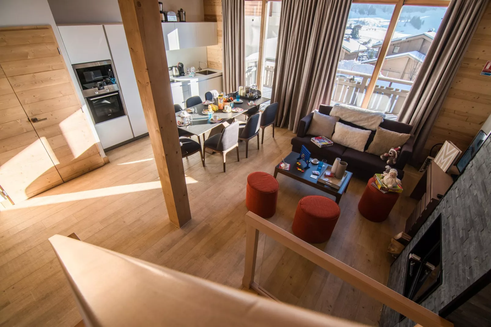 Les Portes de Megève 14-Woonkamer