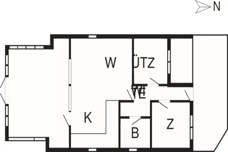 4 persoons vakantie huis in Odder-Plattegrond