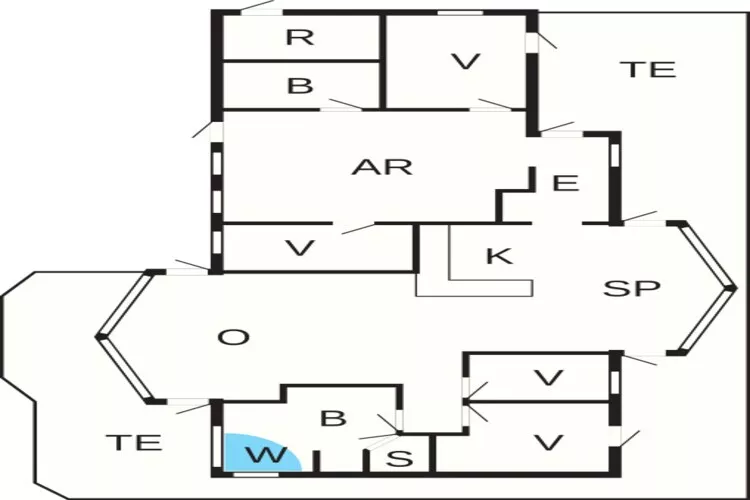 8 persoons vakantie huis in Løkken-By Traum-Plattegrond