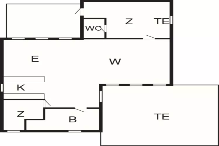 Gerenoveerd huis in rustige buurt -- By Traum Ferienwohnungen-Plattegrond