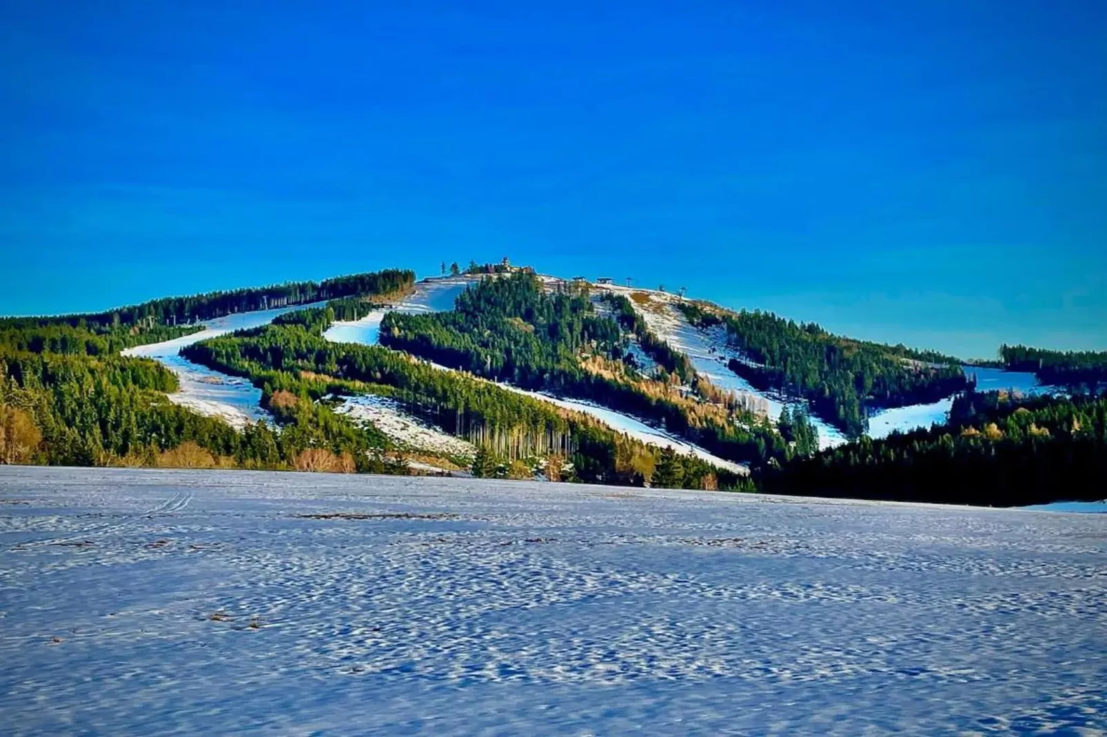 Abertamy-Gebied winter 5km