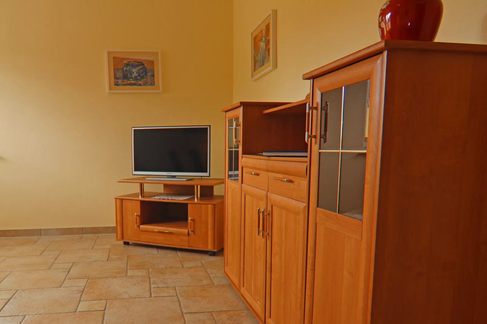 Ferienwohnung Julia strandnah in Rerik-Woonkamer