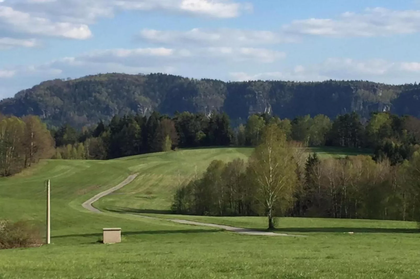 Sächsische Schweiz-Gebieden zomer 5km