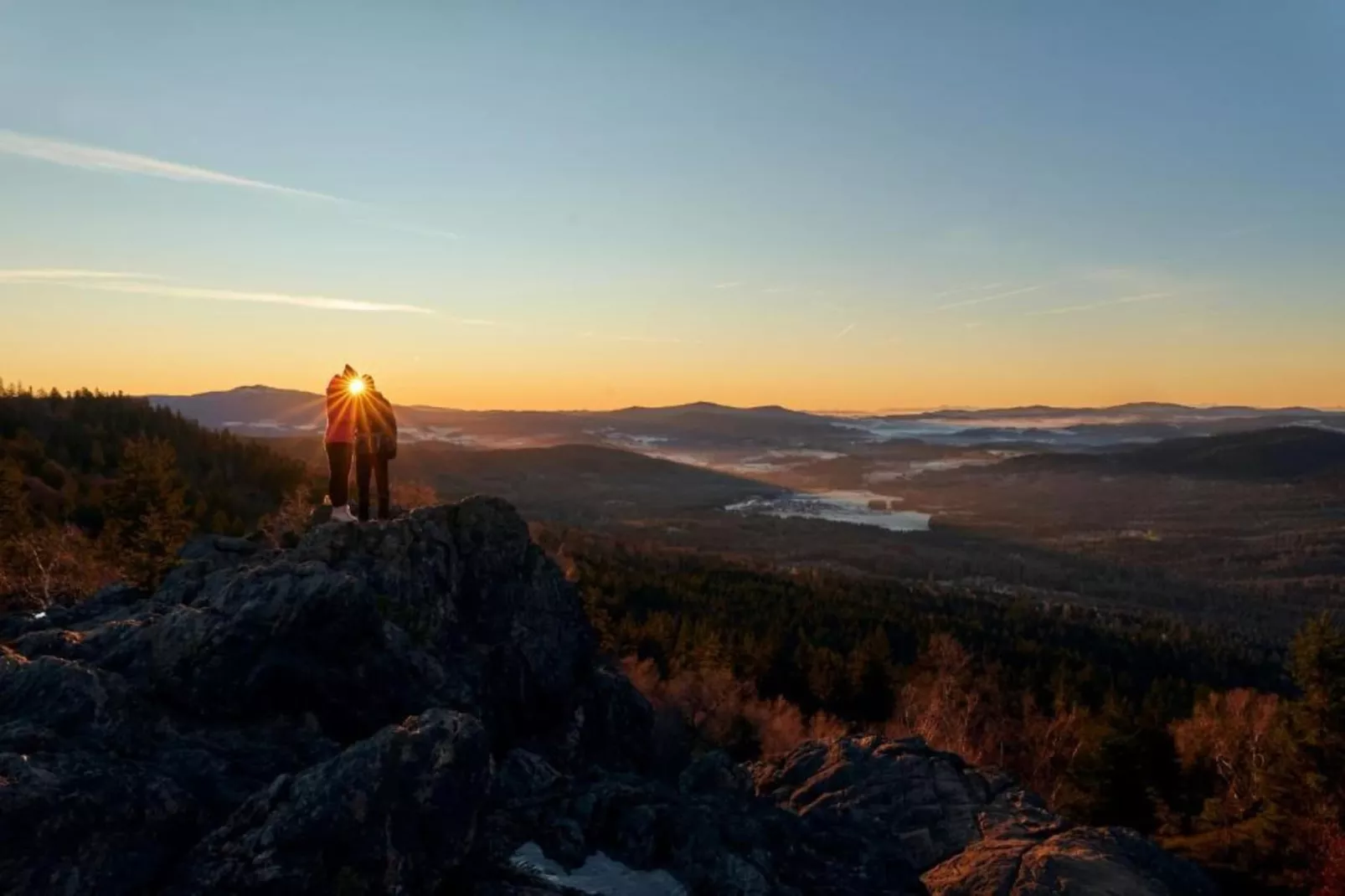 Bayerischer Wald-Gebieden zomer 20km