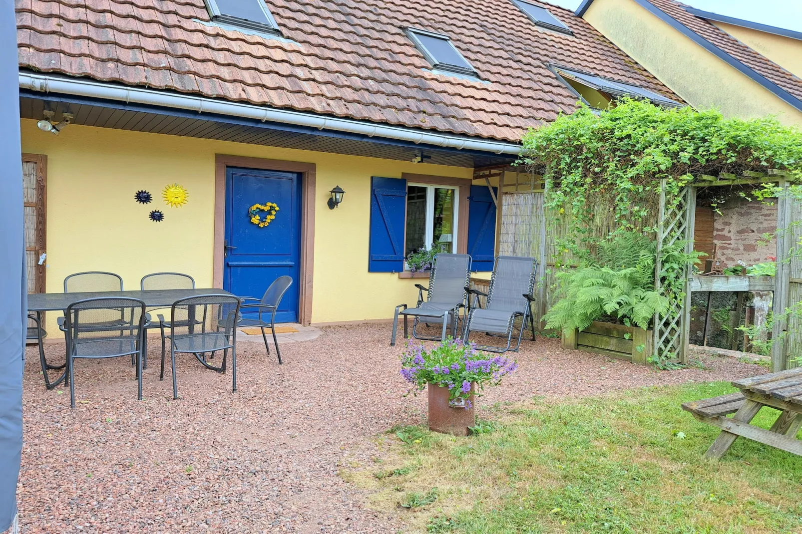 Holiday farm Kindwiller / Type A Maison 100 qm-Buitenkant zomer