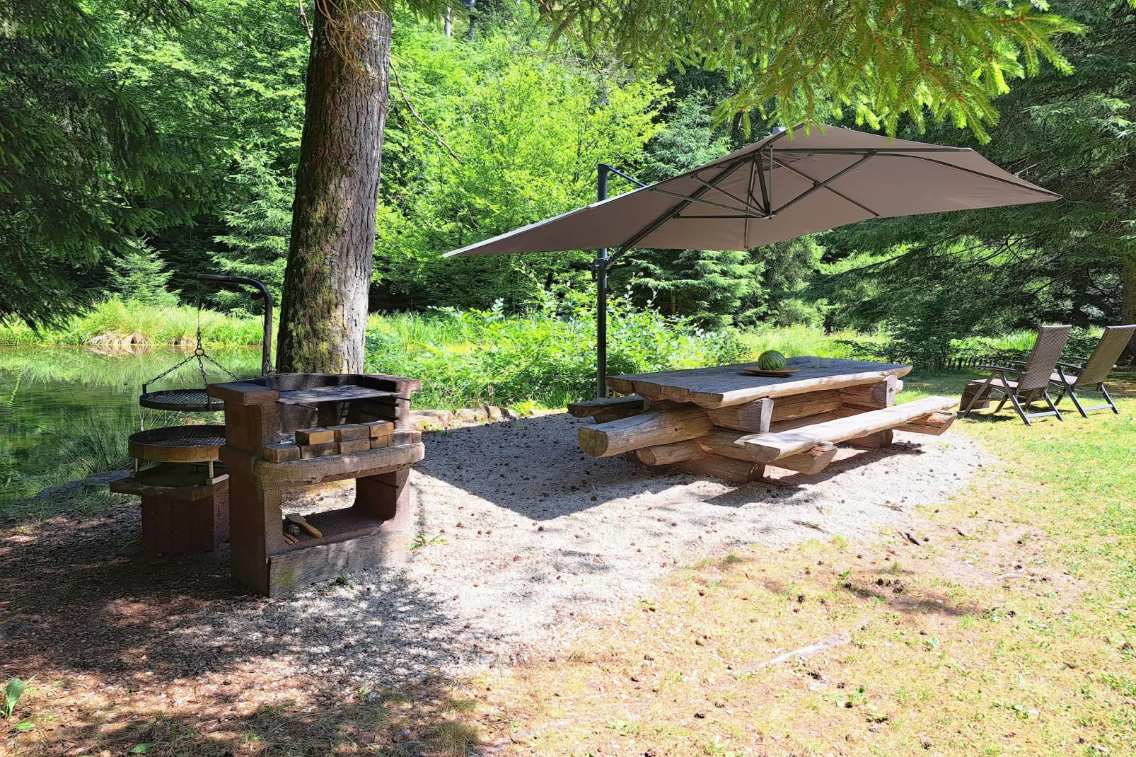 Holiday flats Forellenhof Dabo // Typ C 7 Pers 110 qm-Tuinen zomer