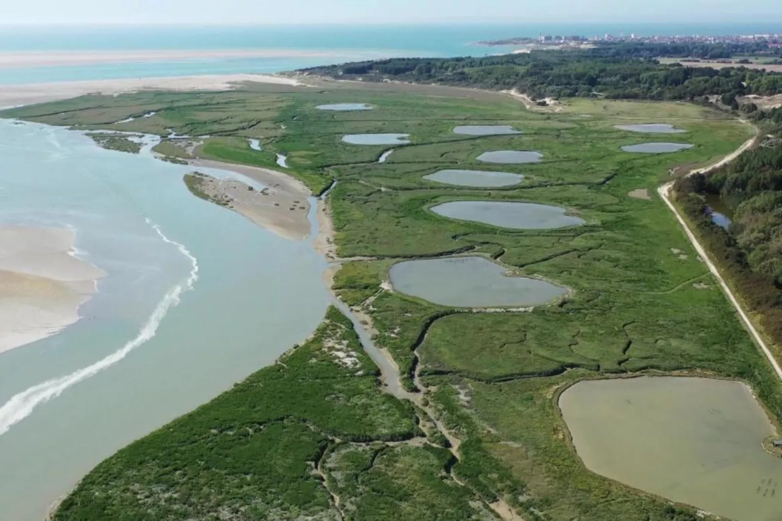Berck sur Mer 8-Gebieden zomer 20km