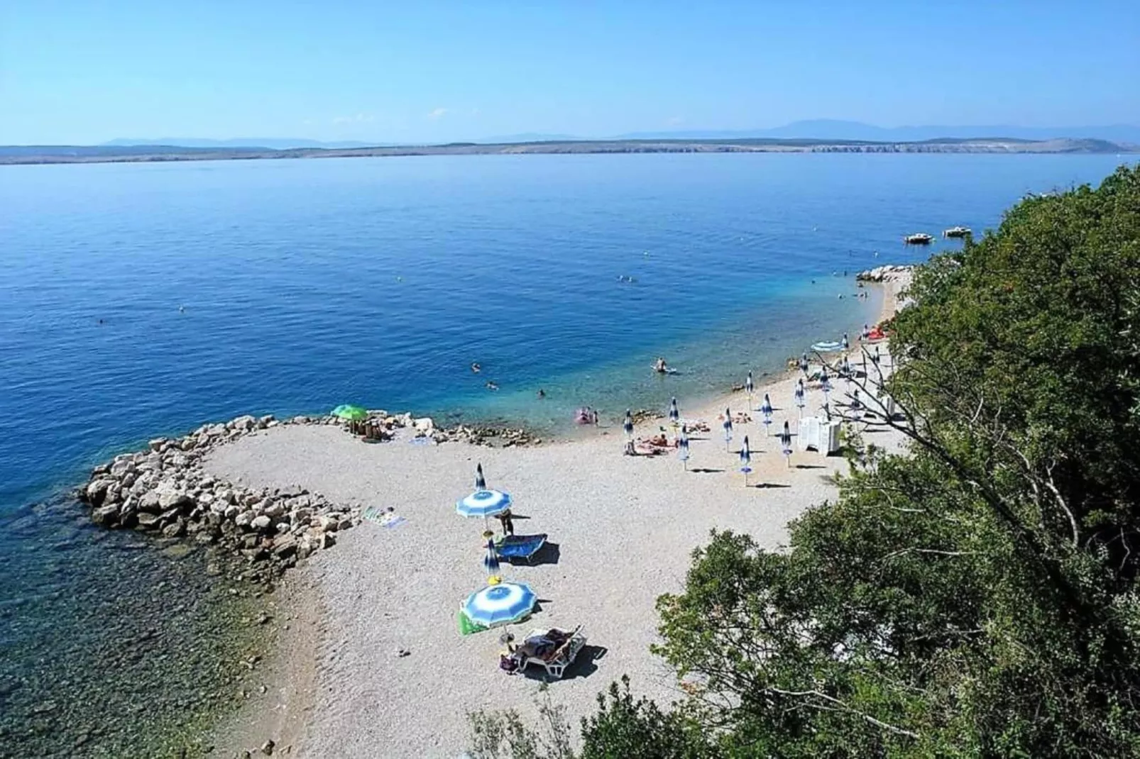 Villa Chiara-Gebieden zomer 1km