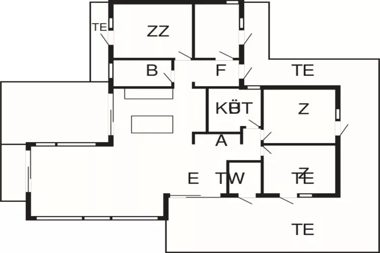 8 persoons vakantie huis in Hirtshals-By Traum-Plattegrond
