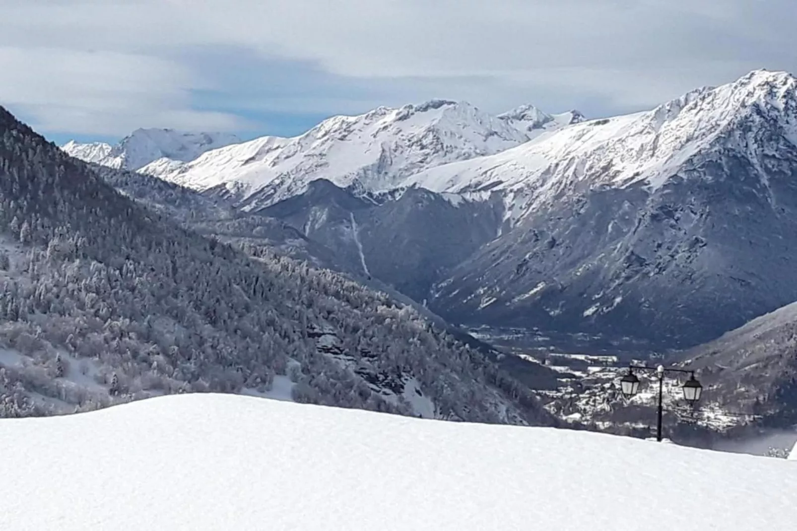 Les Epinettes 7-Gebied winter 20km