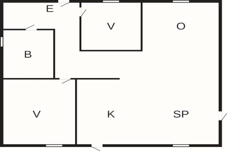 6 persoons vakantie huis in Bedsted Thy-By Traum-Plattegrond