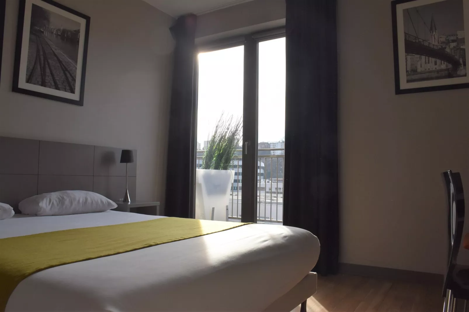 Résidence Lyon Dock Ouest / Chambre Confort 2 pers-Slaapkamer