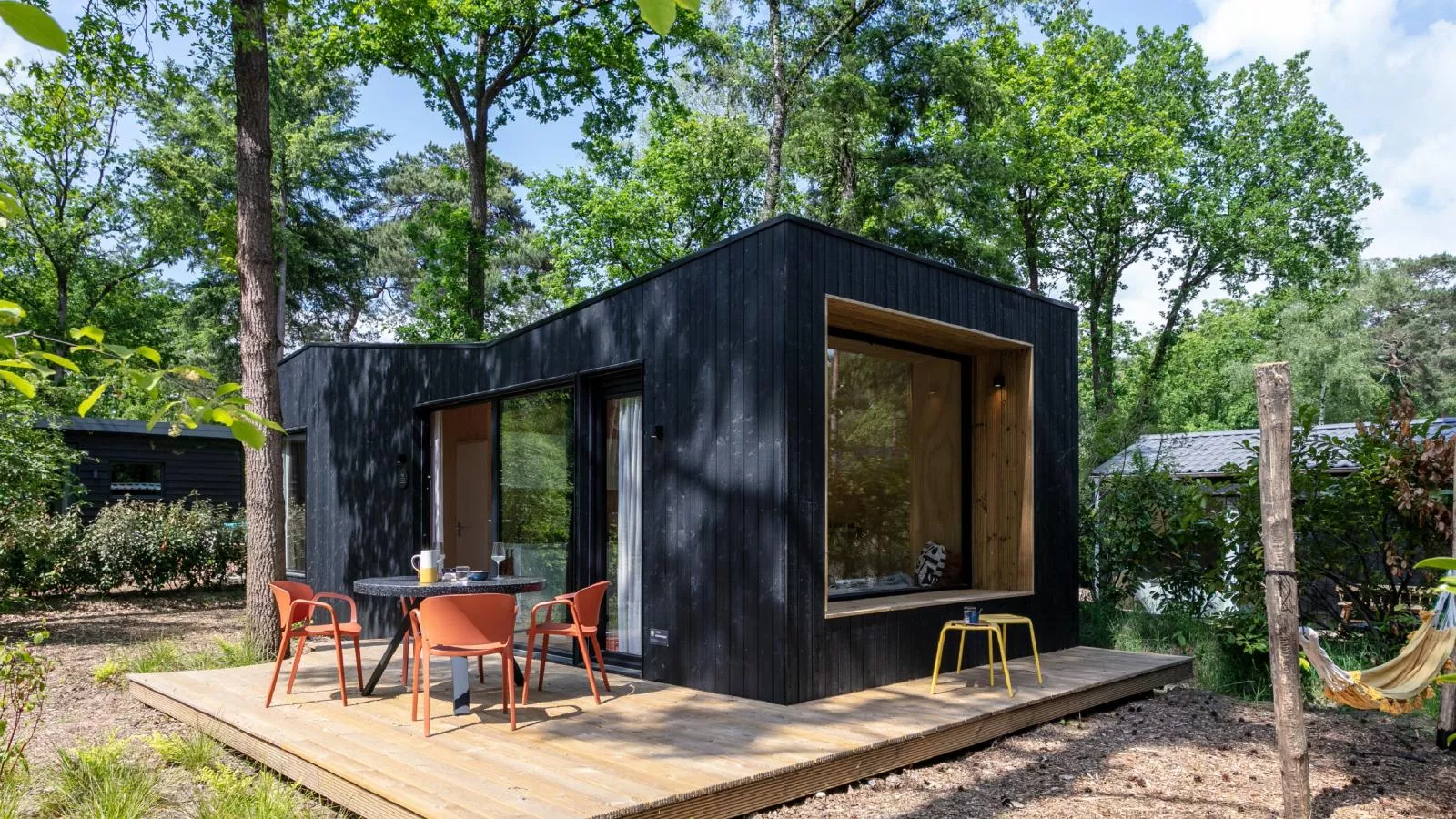 TED Tiny House-Buitenkant zomer