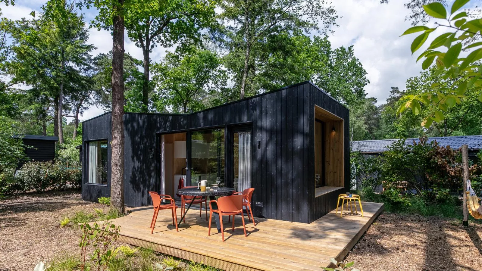 TED Tiny House-Buitenkant zomer