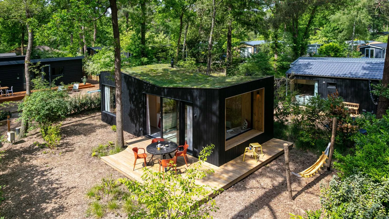 TED Tiny House-Buitenkant zomer