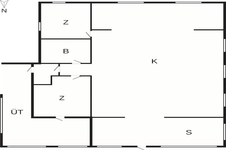 4 persoons vakantie huis in Hals-By Traum-Plattegrond