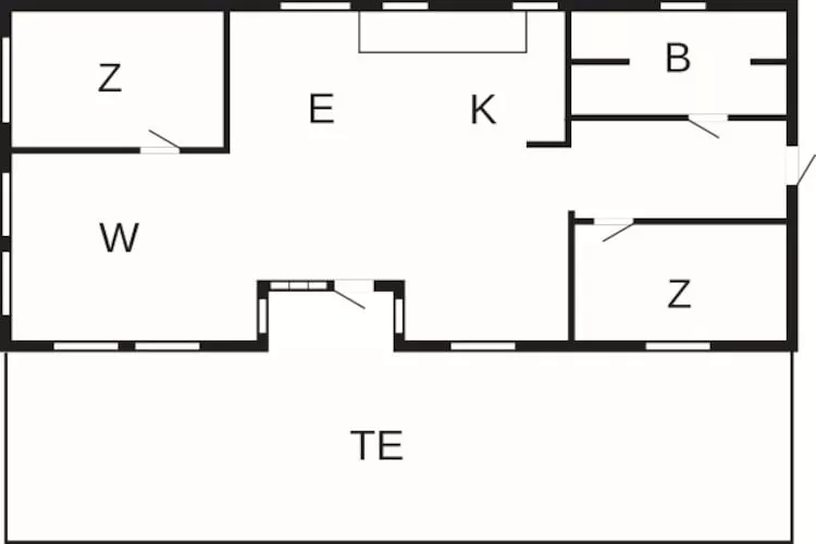 6 persoons vakantie huis in Højby-By Traum-Plattegrond