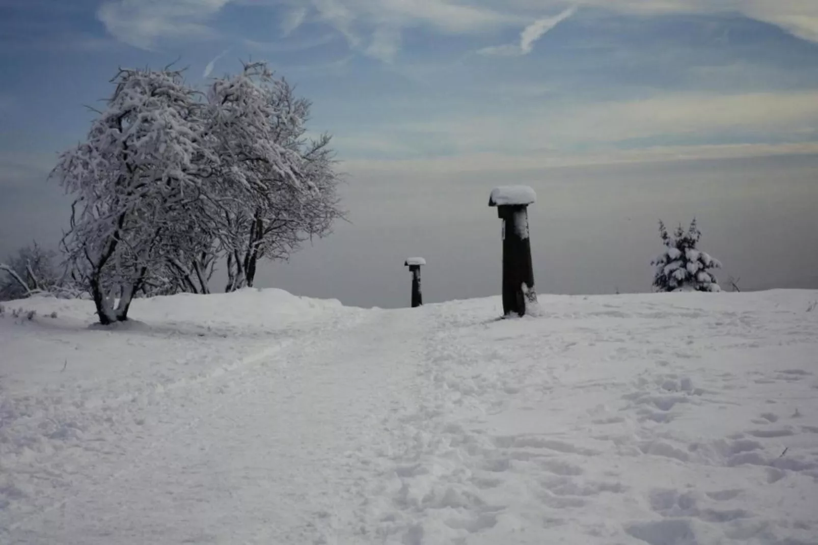 Ferienwohnung am Wald-Gebied winter 5km
