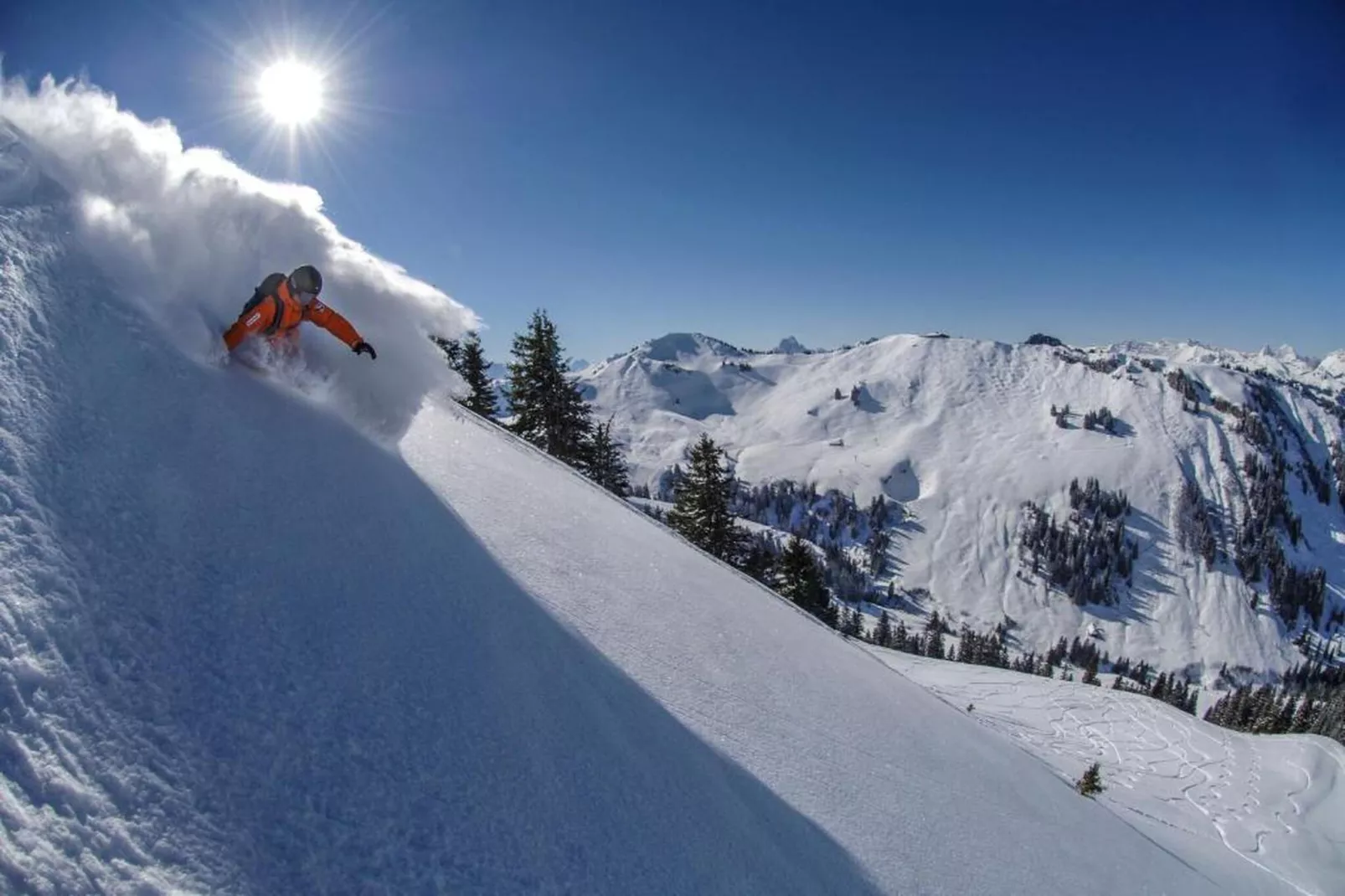 Gstaad Luxurious flat with terrace & stunning views-Tuin winter