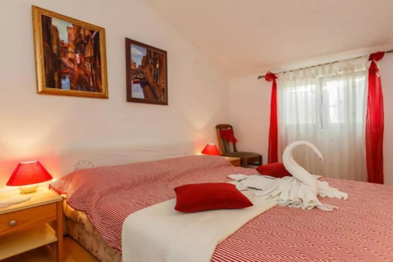 Apartments Roda - One Bedroom Apartment with Terrace (Mira) - (ST)-Slaapkamer