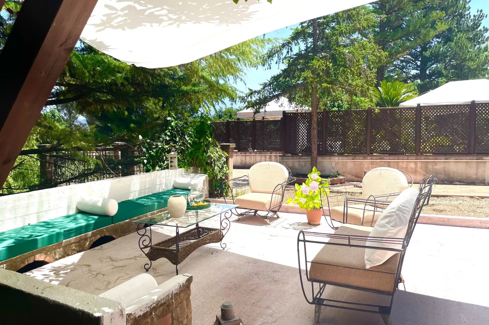 Villa Castelbuono-Tuinen zomer