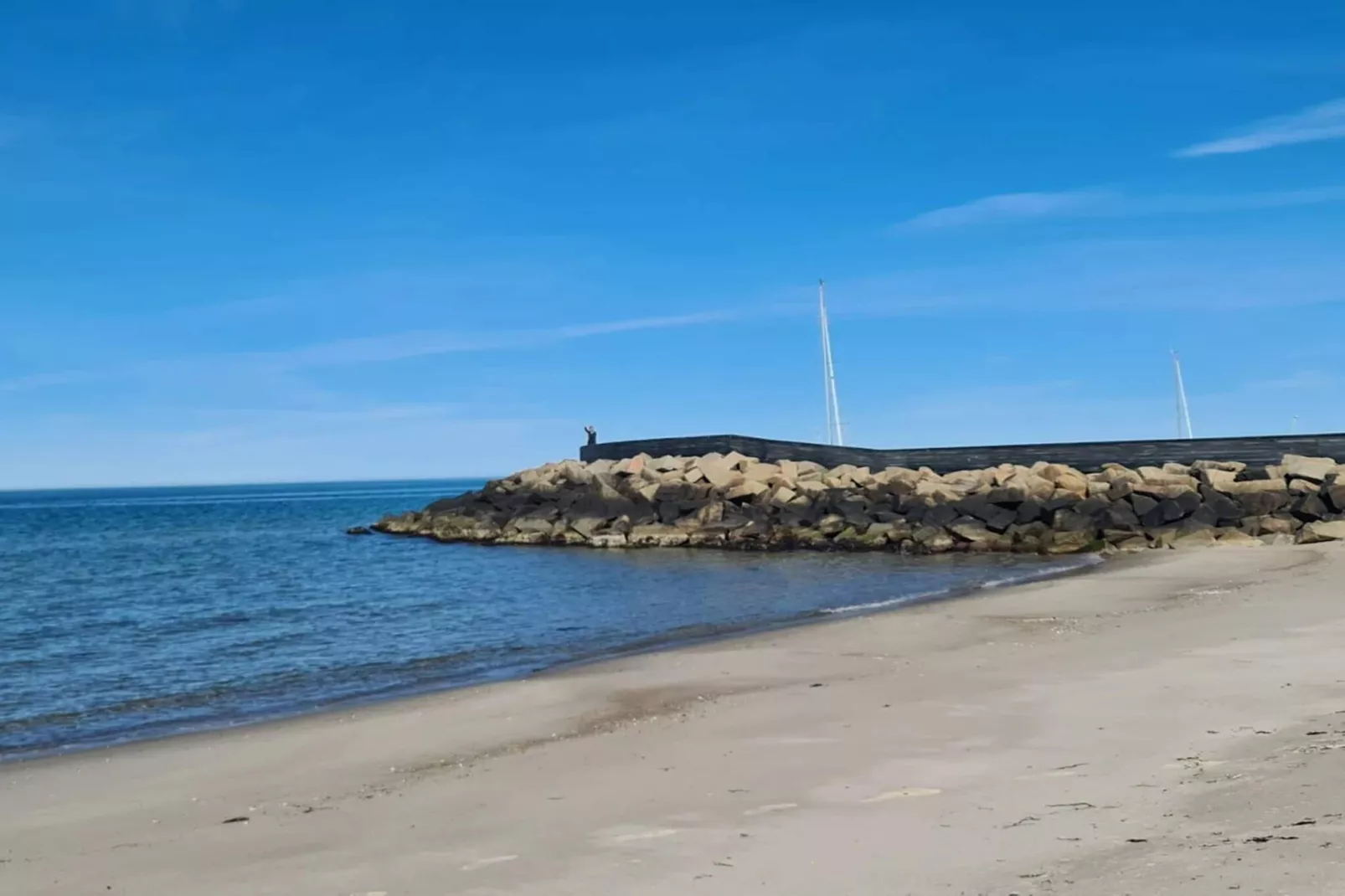 Uitnodigend eilanduitje in Læsø-Waterzicht