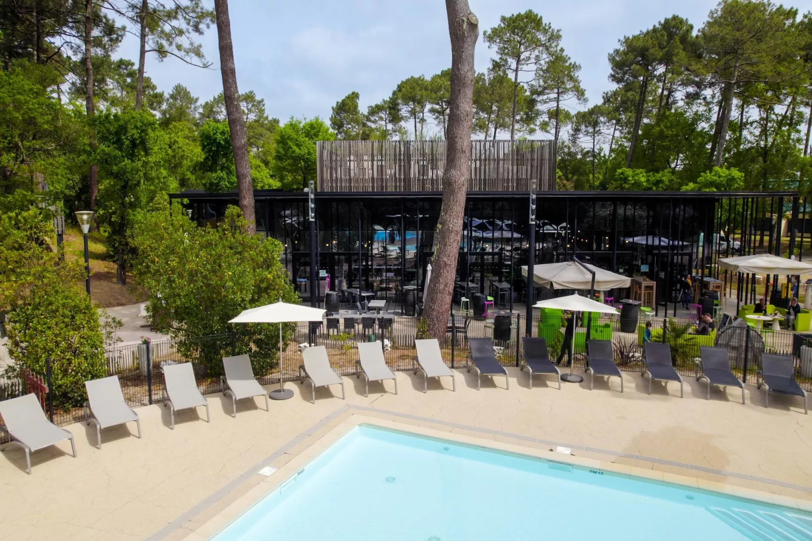 Lodge 3 Pièces 6 Personnes 1  bébé/ Lège-Cap-Ferret-Zwembad