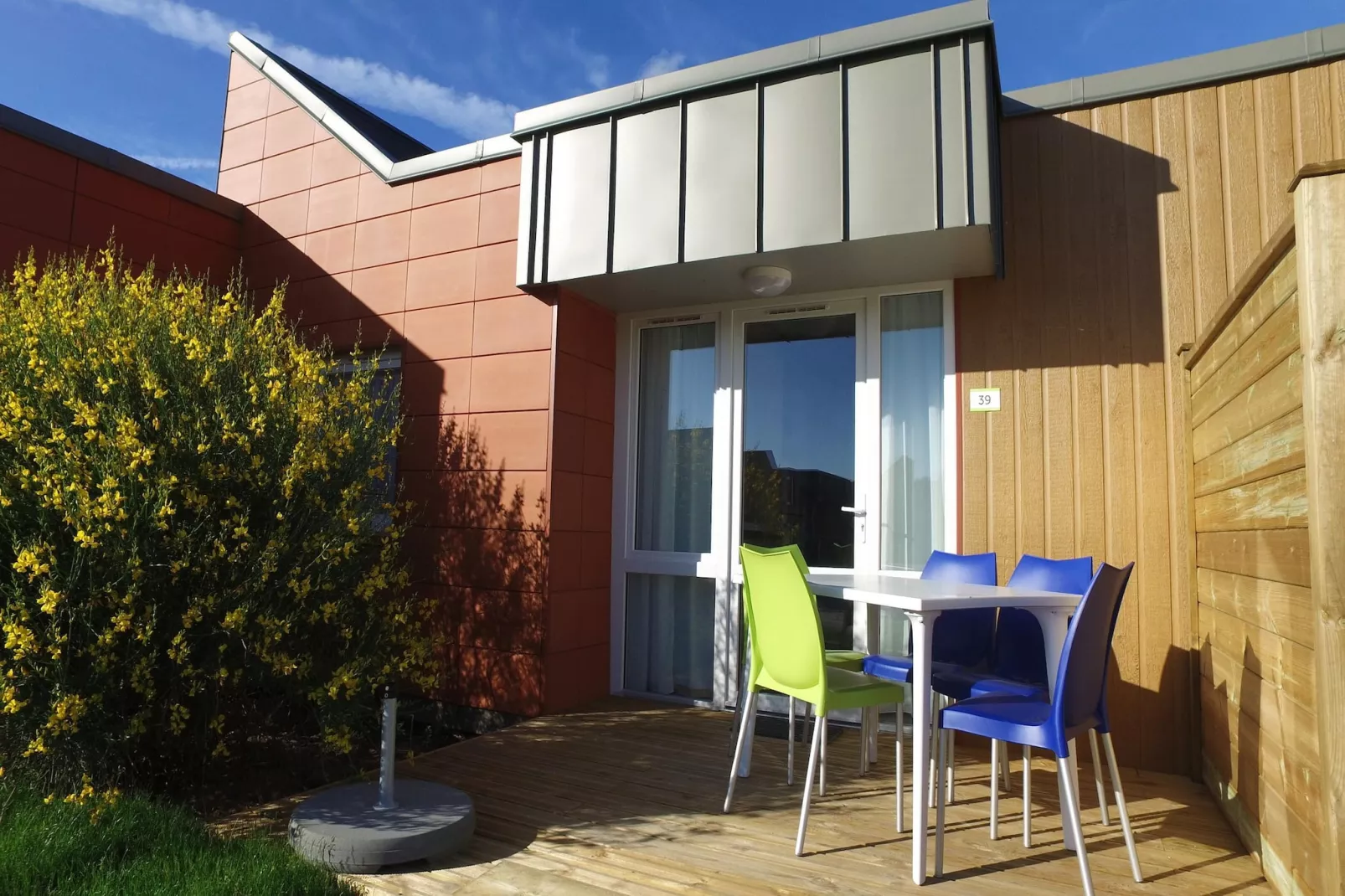 Gîte 3 Pièces 5 Personnes 1 bébé/Blériot-Plage-Terrasbalkon