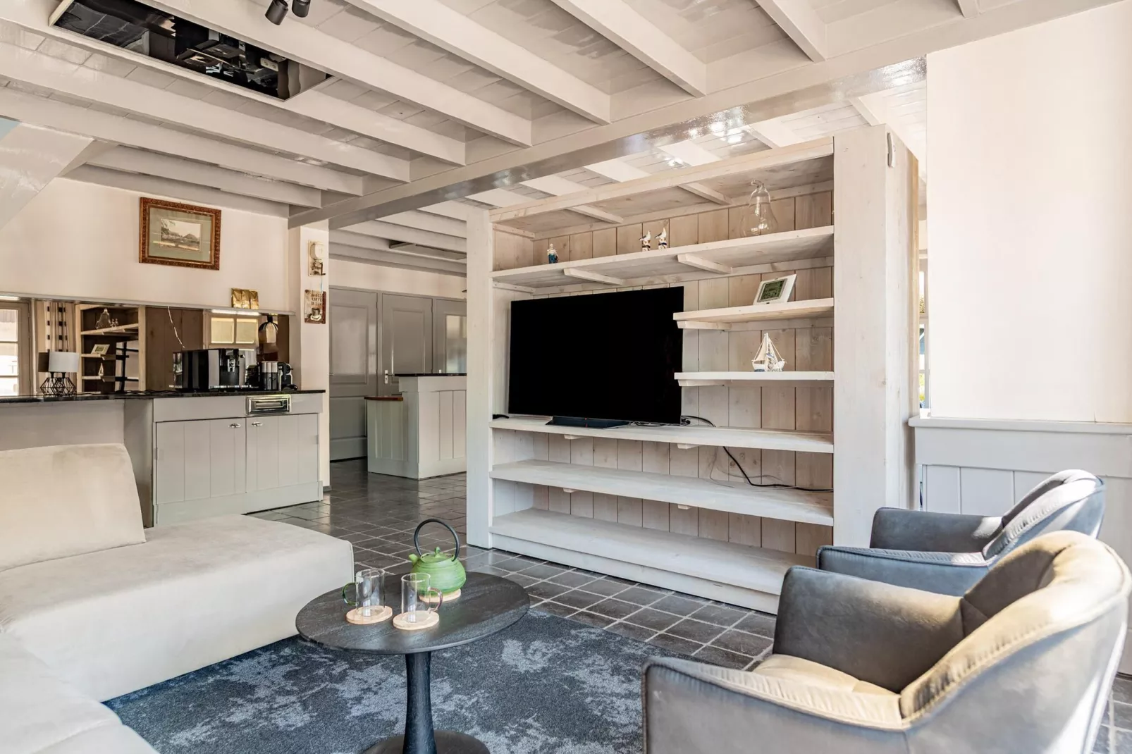 Hoeve Hofwijk Vakantiehuis-Woonkamer