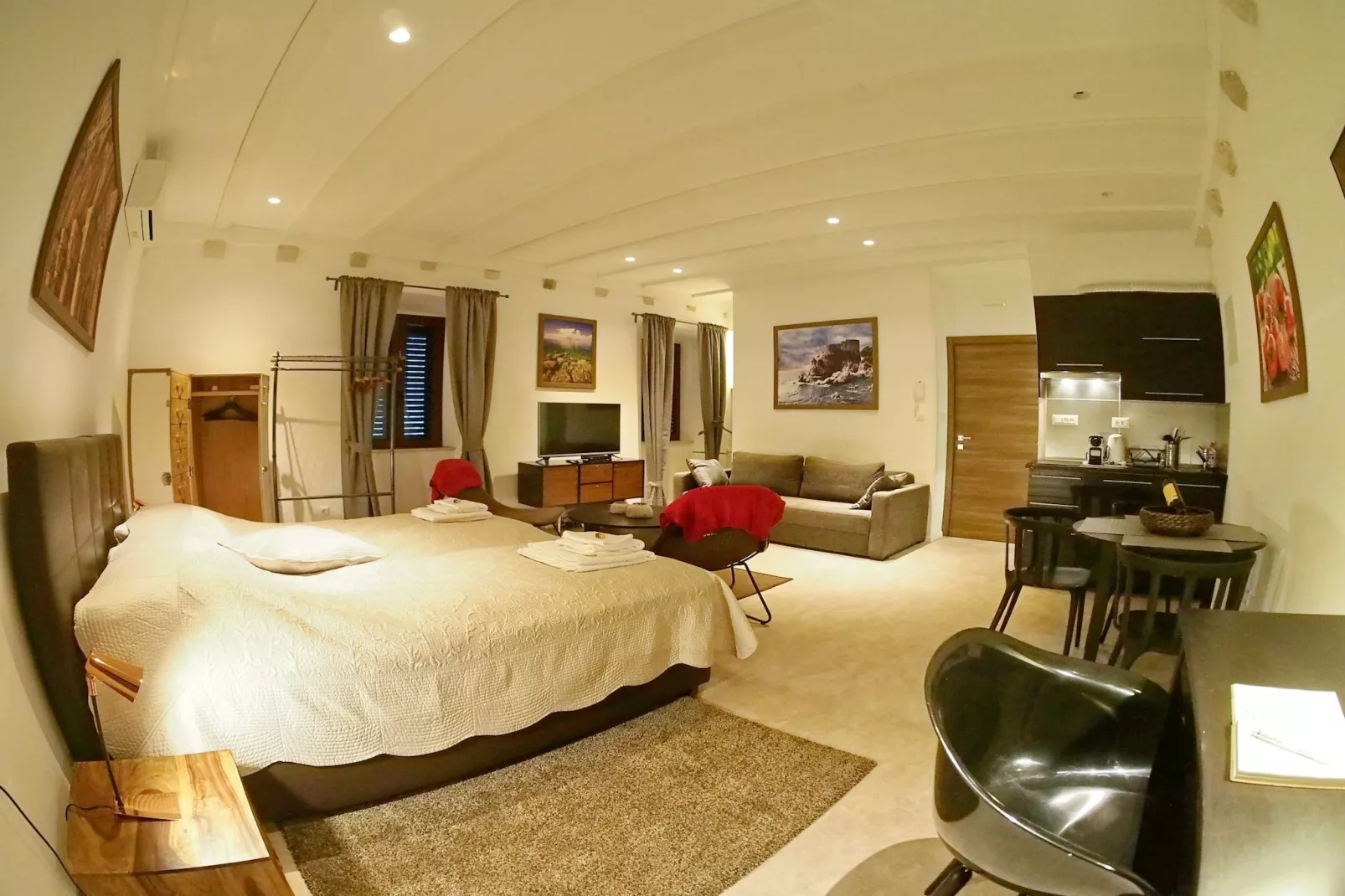 Luxury Style Apartments - Studio Apartment  (Elegant)-Slaapkamer