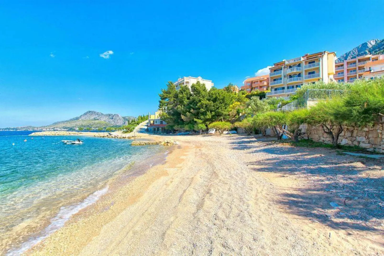 Apartmani Villa Borzic - One Bedroom Apartment with  Terarce and Sea View 1- Omiš-Buitenlucht