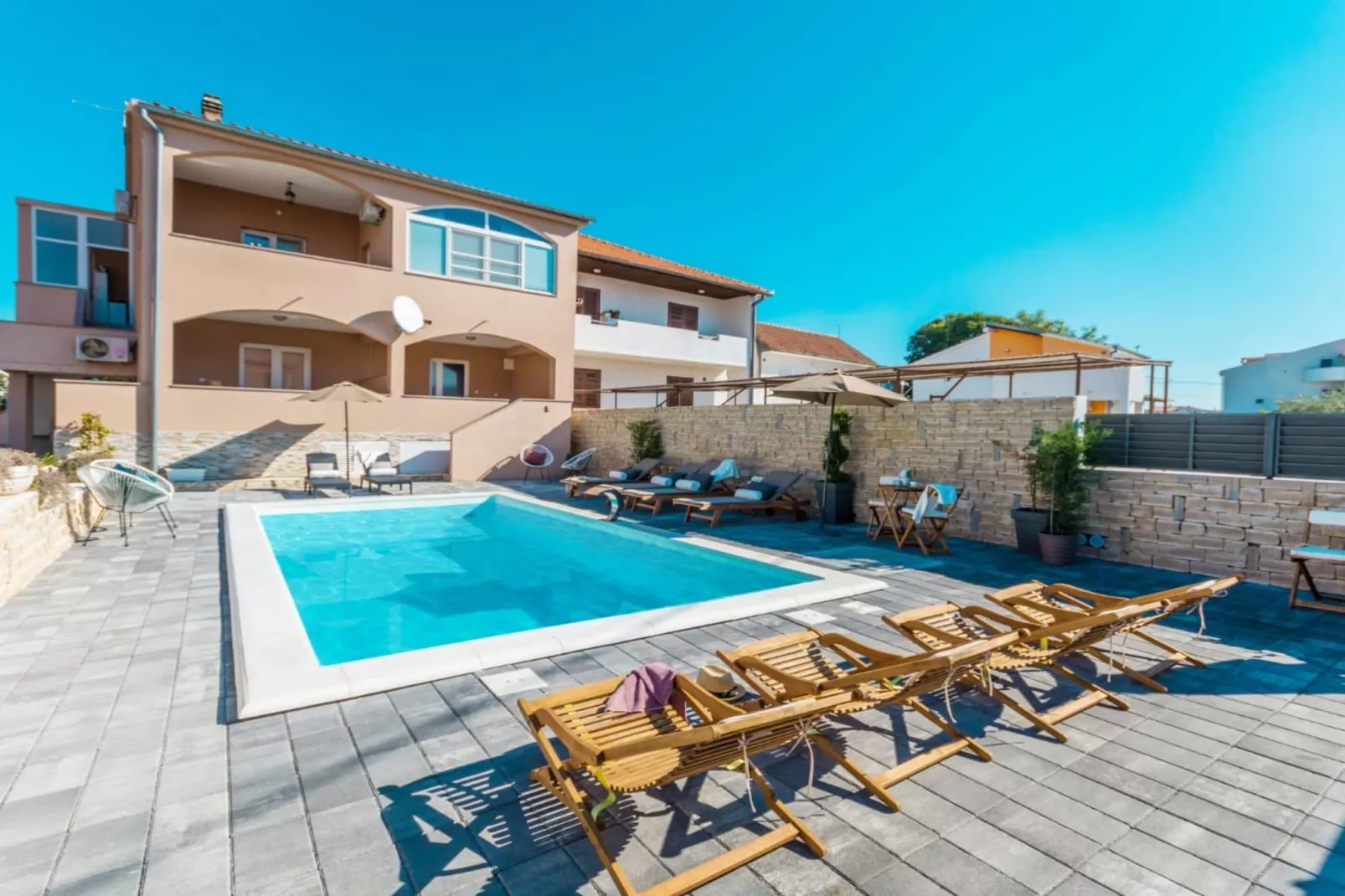 Villa Julia - One Bedroom Apartment 5-Zwembad