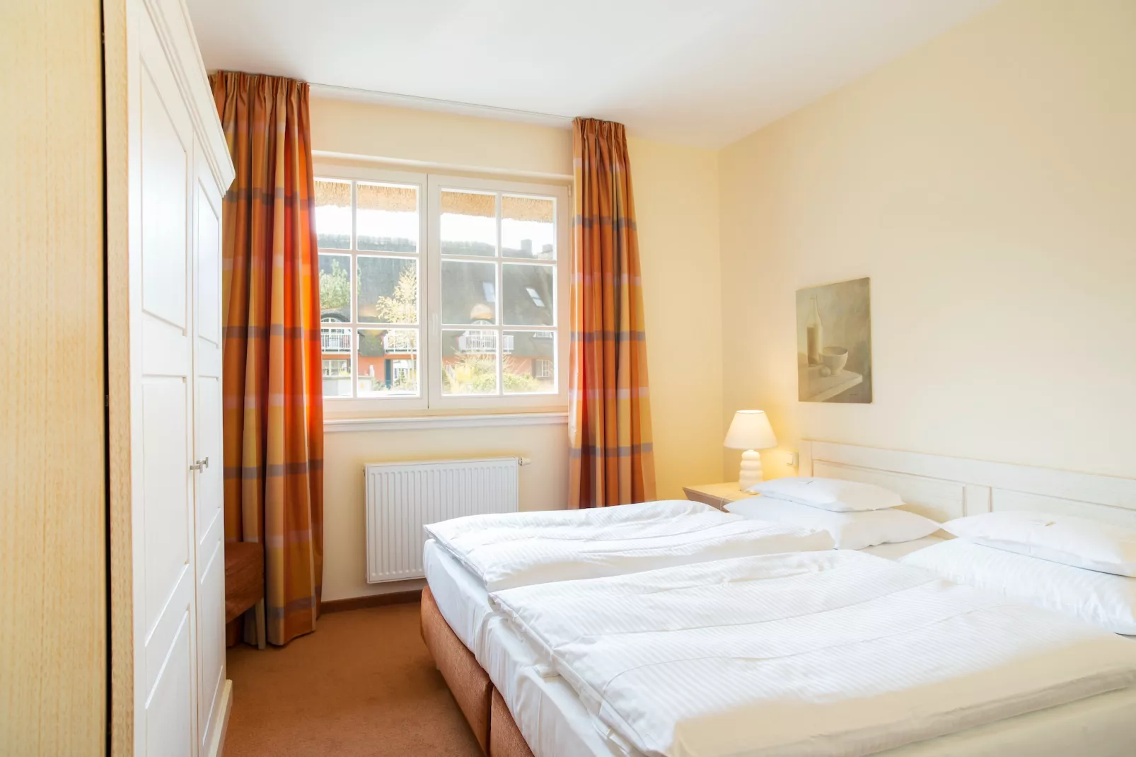 Garten Ferienwohnung - Strandhotel Dünenmeer-Slaapkamer