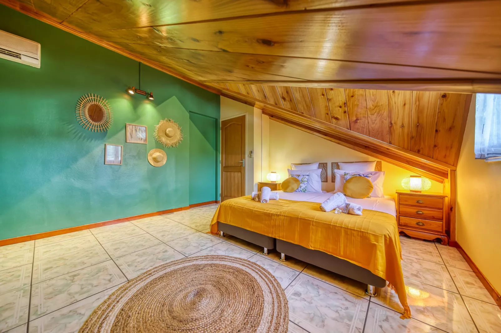 Kaz Latania - Appartement 3* à l'Etang Salé-Slaapkamer