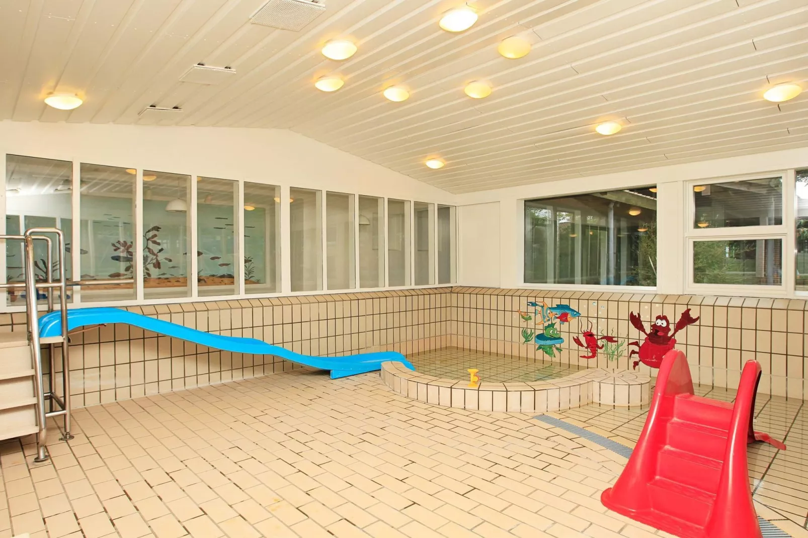 6 persoons vakantie huis op een vakantie park in Hanstholm-Zwembad