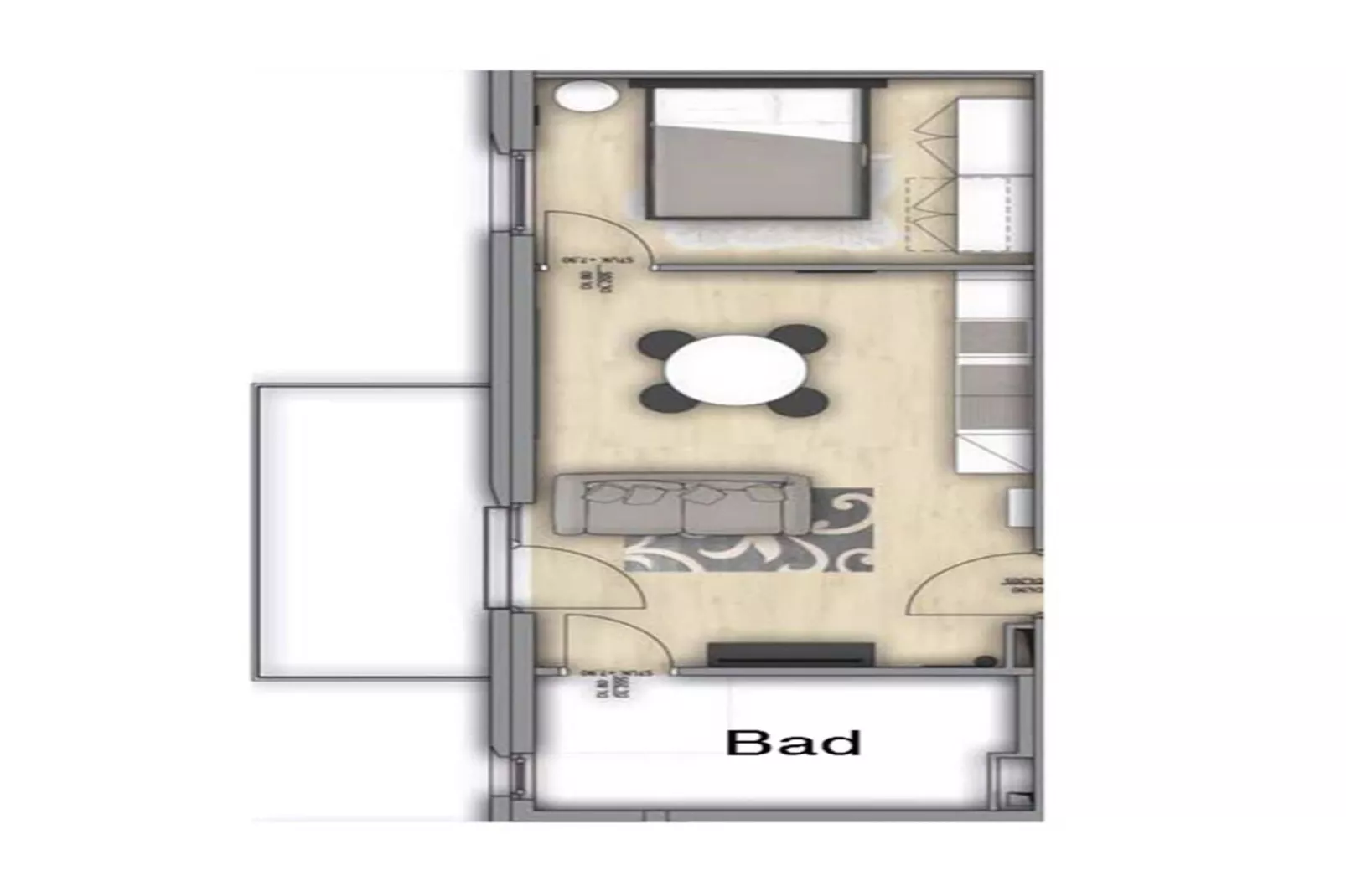 CityApartment Schwaz-Plattegrond