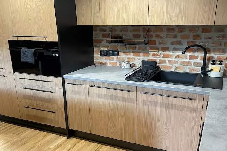Komfortowy apartament Loft w Łodzi-Keuken