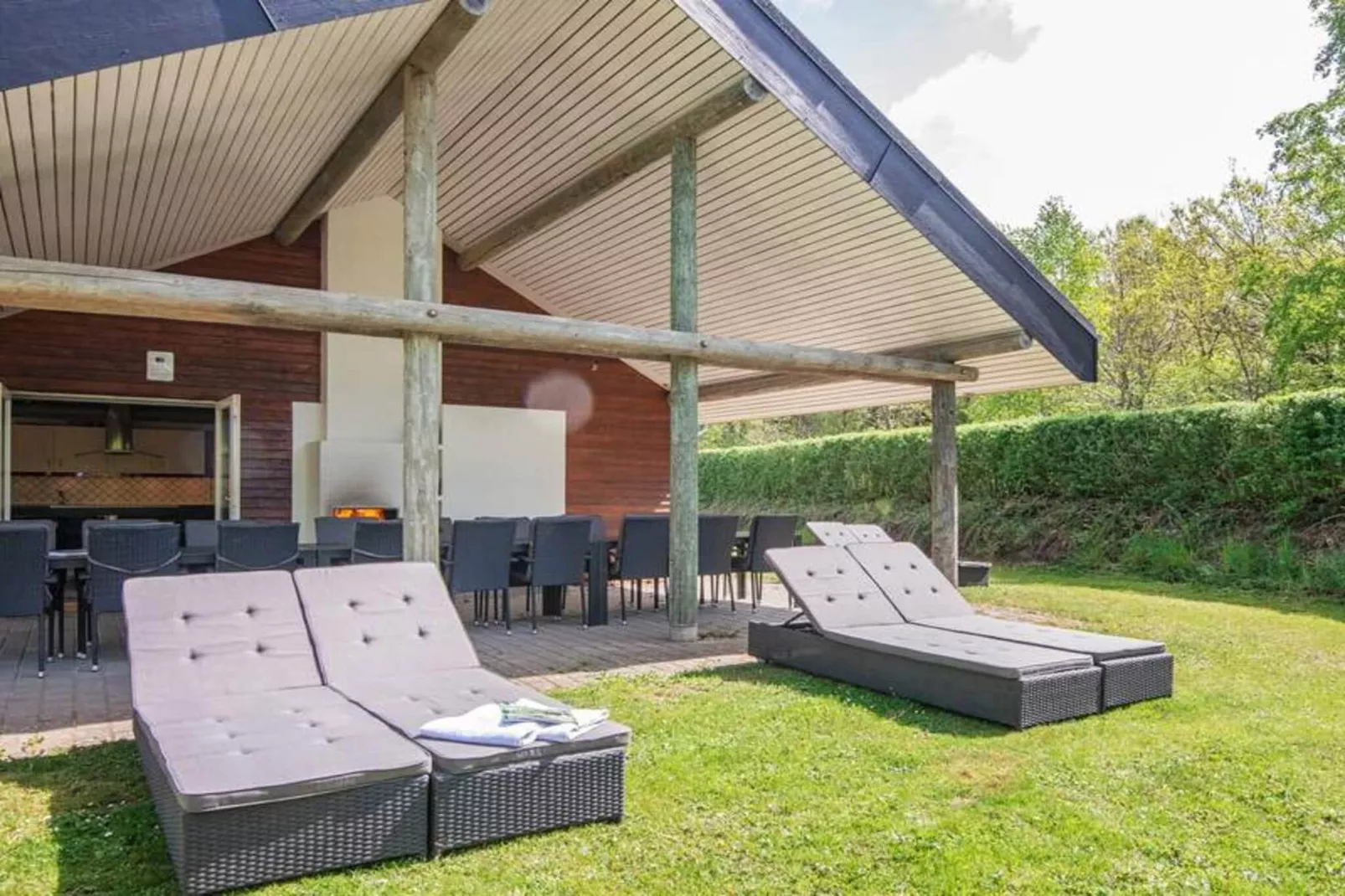 5 sterren vakantie huis in Fårvang-Buitenlucht
