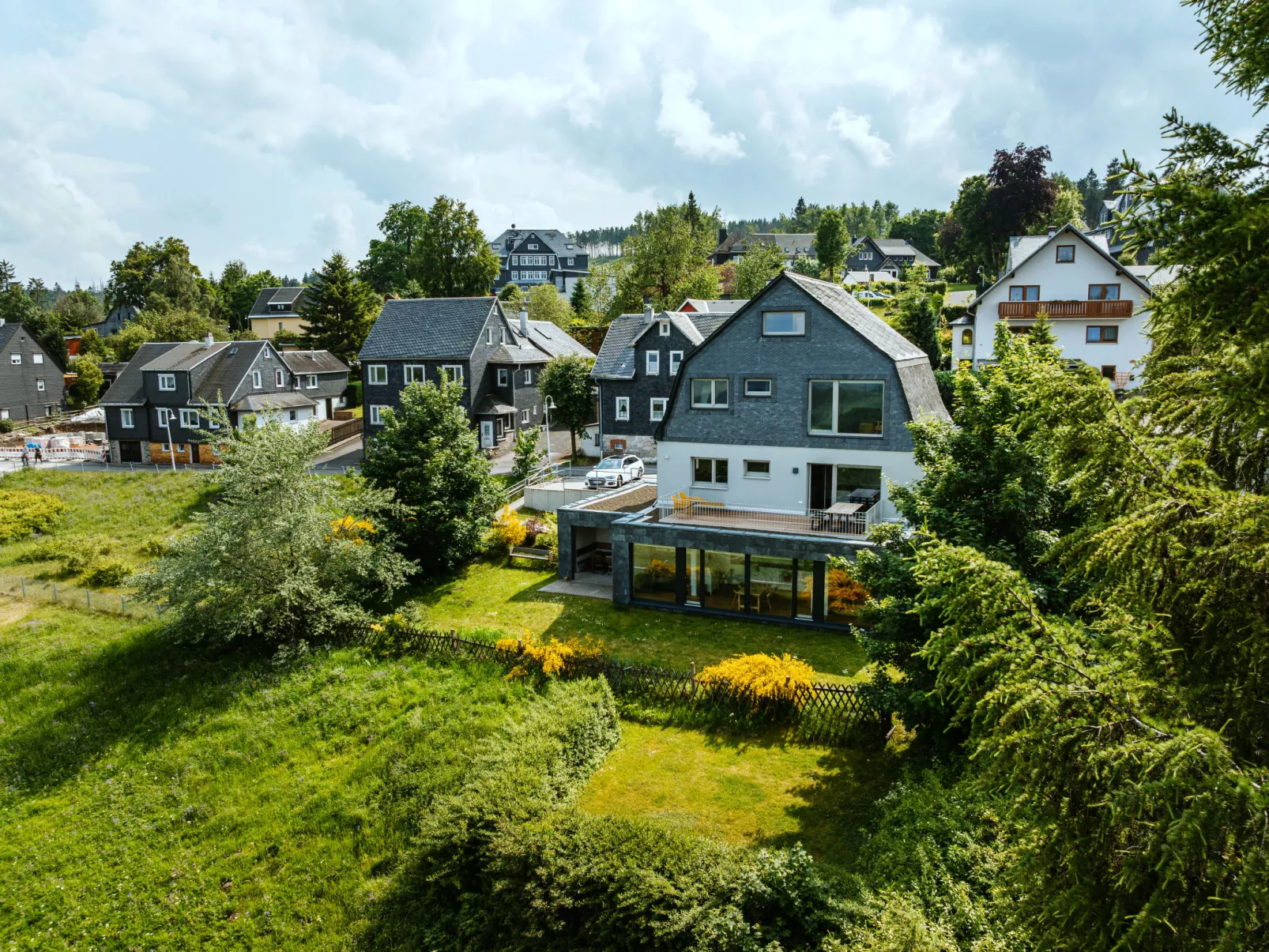 De luxe H751 mit Panoramasauna-Buiten