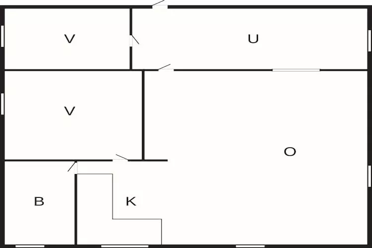 Rustig toevluchtsoord bij Tuse NA s-By Traum-Plattegrond