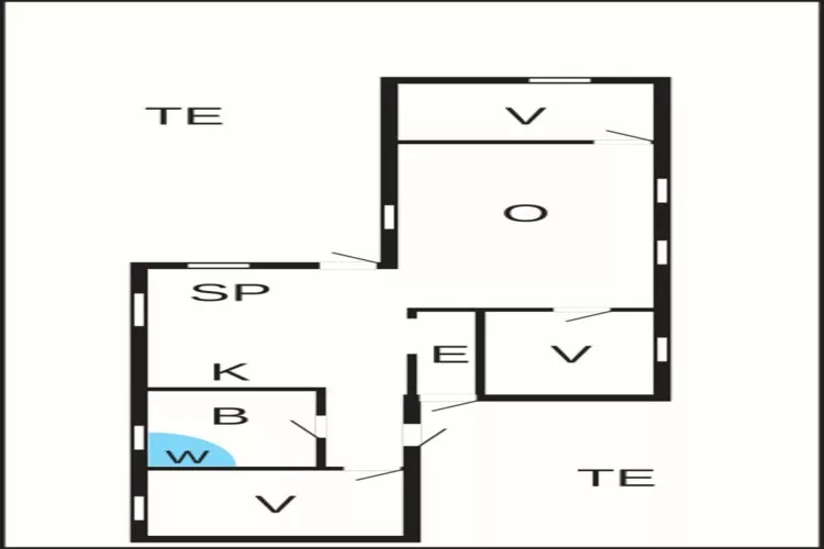 6 persoons vakantie huis in Hadsund-Plattegrond