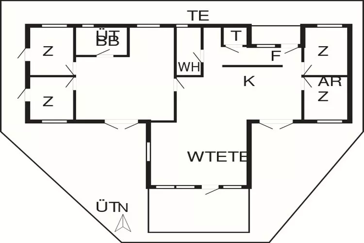 Luxe retraite met spa -- By Traum Ferienwohnungen-Plattegrond